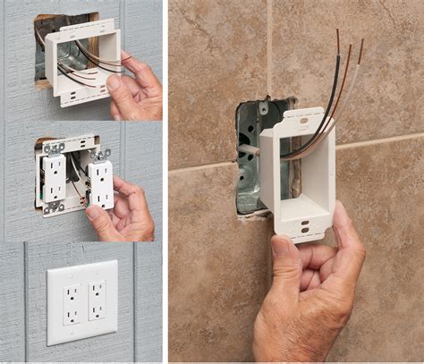 electrical box extender cable|adjustable outlet box extenders.